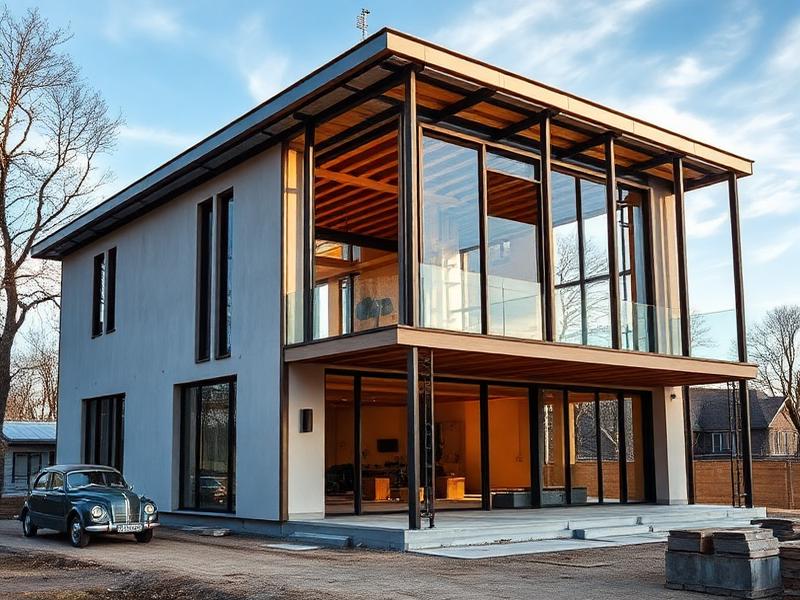 Casa construida con sistema LSF